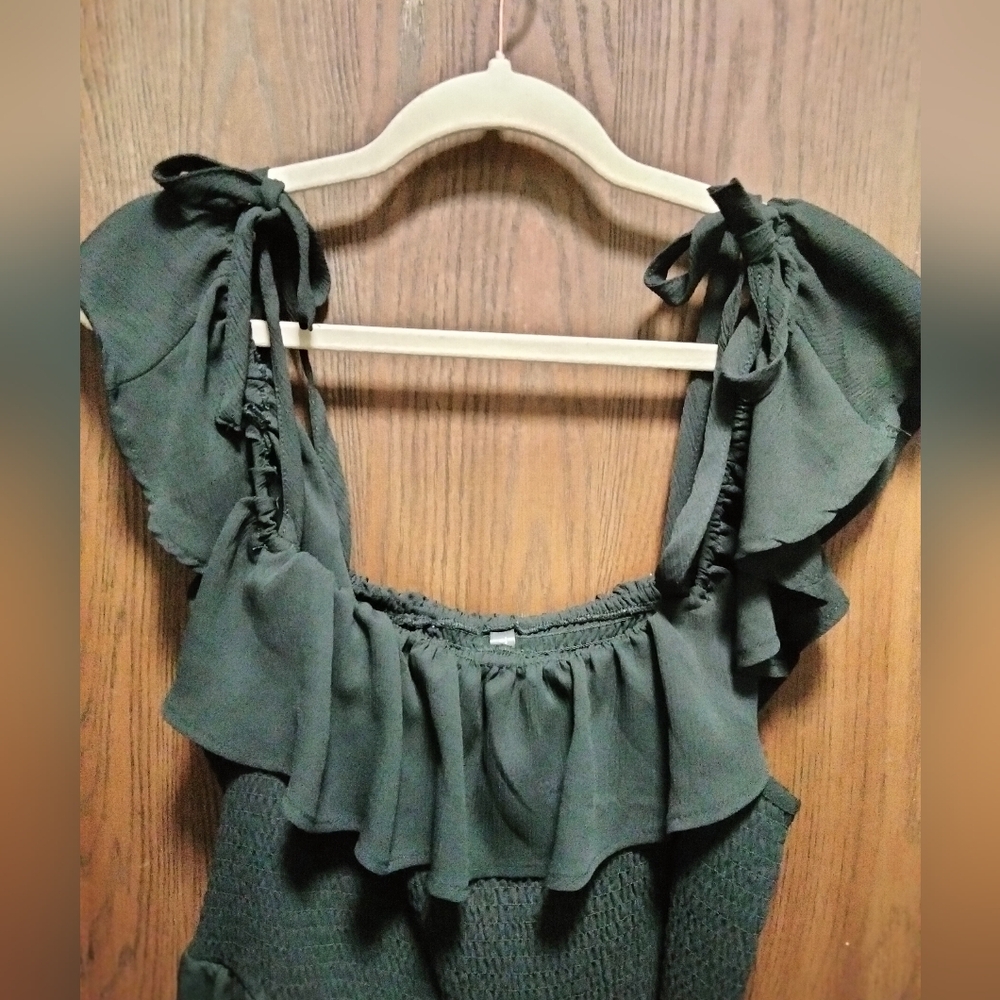 Torrid Flutter Sleeve Smocked Tunic/Dress - Picture 5 of 8